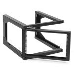 NavePoint 6U Wall Mount Server Rack - Black