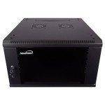 NavePoint 6U Wall Mount Server Rack with Glass Door