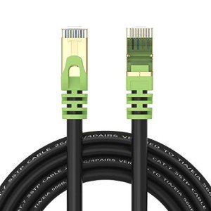 350ft Cat7 Outdoor Ethernet Cable, 10Gbps Speed