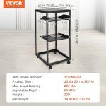 VEVOR 20U Adjustable Server Rack with Wheels