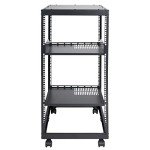 VEVOR 20U Adjustable Server Rack with Wheels