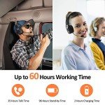 LEVN Bluetooth Headset with AI Noise Cancelling