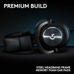 Logitech G Pro X SE Wired Gaming Headset: Blue VO!CE Detachable Boom Mic, DTS 7.1, 50 mm Drivers, USB/3.5mm Aux, USB DAC Included, for PC, Xbox, PS5, PS4 - Black - G Pro X SE Wired Gaming Headset