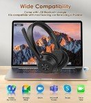 Wireless Noise-Canceling Bluetooth Headphones with Mic