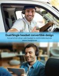 TECKNET Noise Cancelling Bluetooth Headset for Work
