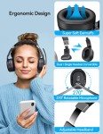 TECKNET Noise Cancelling Bluetooth Headset for Work