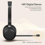 Wireless Stereo Headset with Noise Cancellation