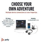 Poly Voyager 4320 UC Wireless Noise-Canceling Headset