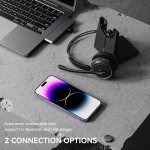 LEVN Bluetooth Noise-Canceling Wireless Headset