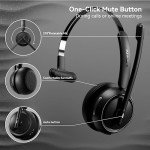 LEVN Bluetooth Noise-Canceling Wireless Headset