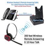 INNOTALK Wireless Headset for Polycom VVX Models