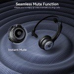 LEVN Bluetooth 5.0 Wireless Headset with Microphone