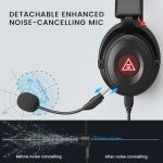 EKSA E900Pro USB Gaming Headset with Noise-Canceling Mic