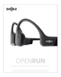 Shokz OpenRun Waterproof Bone Conduction Headphones
