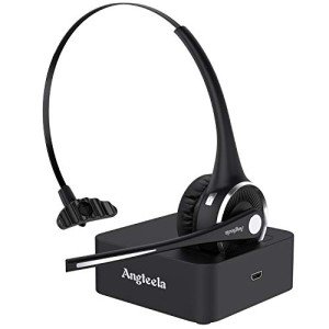 Angteela Wireless Bluetooth Headset with Noise Canceling