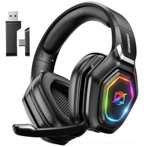 Ozeino Wireless Gaming Headset with Microphone