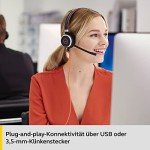 Jabra Evolve 40 Stereo Headset - Black