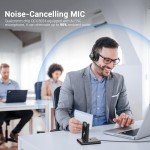 JIAMQISHI Bluetooth Noise Cancelling Wireless Headset