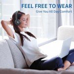 Bluetooth 5.3 Wireless Headset with AI Noise Cancelling
