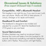 Leitner LH570 Wireless Office Headset with Mic
