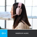 Logitech Zone Vibe 100 Wireless Noise-Canceling Headphones