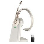 Wireless Bluetooth Headset with Noise Canceling Microphone