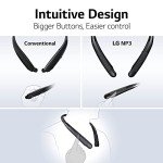 LG TONE Wireless Stereo Headset with Retractable Earbuds
