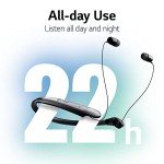 LG TONE Wireless Stereo Headset with Retractable Earbuds