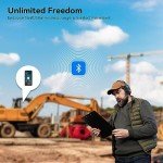 Dytole Bluetooth Headset with AI Noise Cancellation