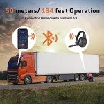 EKSA H1 Bluetooth Headset with AI Noise Cancelling