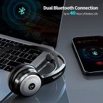 TECKNET Wireless Bluetooth PC Headset with Microphone