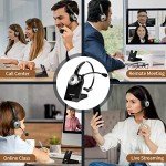 TECKNET Wireless Bluetooth PC Headset with Microphone