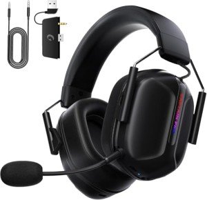 RYR Wireless Gaming Headset with 3D Surround Sound