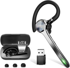 HEIBAS Wireless Bluetooth Headset with 72 Hours Talk Time