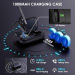 EKVANBEL V5.3 Wireless Bluetooth Headset with Dual Mic