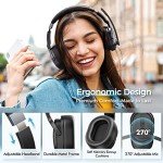 Wireless Bluetooth Headphones with 200-Hour Battery