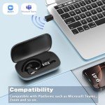 HEIBAS Wireless Bluetooth Headset with 72 Hours Talk Time
