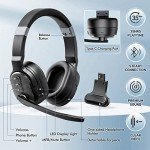 Wireless Bluetooth Headphones with 200-Hour Battery
