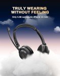 Rownfusny Wireless Stereo Headset with Noise-Canceling