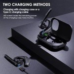 EKVANBEL V5.3 Wireless Bluetooth Headset with Dual Mic