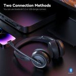 LEVN Wireless Bluetooth Headphones with Noise Cancellation