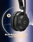 Rownfusny Wireless Stereo Headset with Noise-Canceling