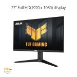 ASUS TUF 27” Full HD 180Hz Gaming Monitor