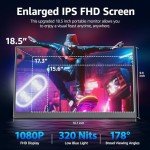 Upperizon 18.5" Portable Gaming Monitor 1080P FHD