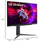 LG Ultragear 27" QHD Gaming Monitor, 240Hz