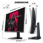 KOORUI 27" 144Hz 2K Gaming Monitor with FreeSync