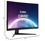 MSI G27C4X 27" Curved Gaming Monitor 250Hz