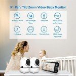 Reliable Baby Monitor with Dual Cameras & Screen