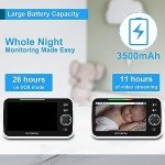 Reliable Baby Monitor with Dual Cameras & Screen