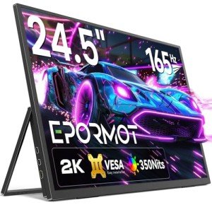 EPORMOT 24.5” 165Hz Portable Gaming Monitor